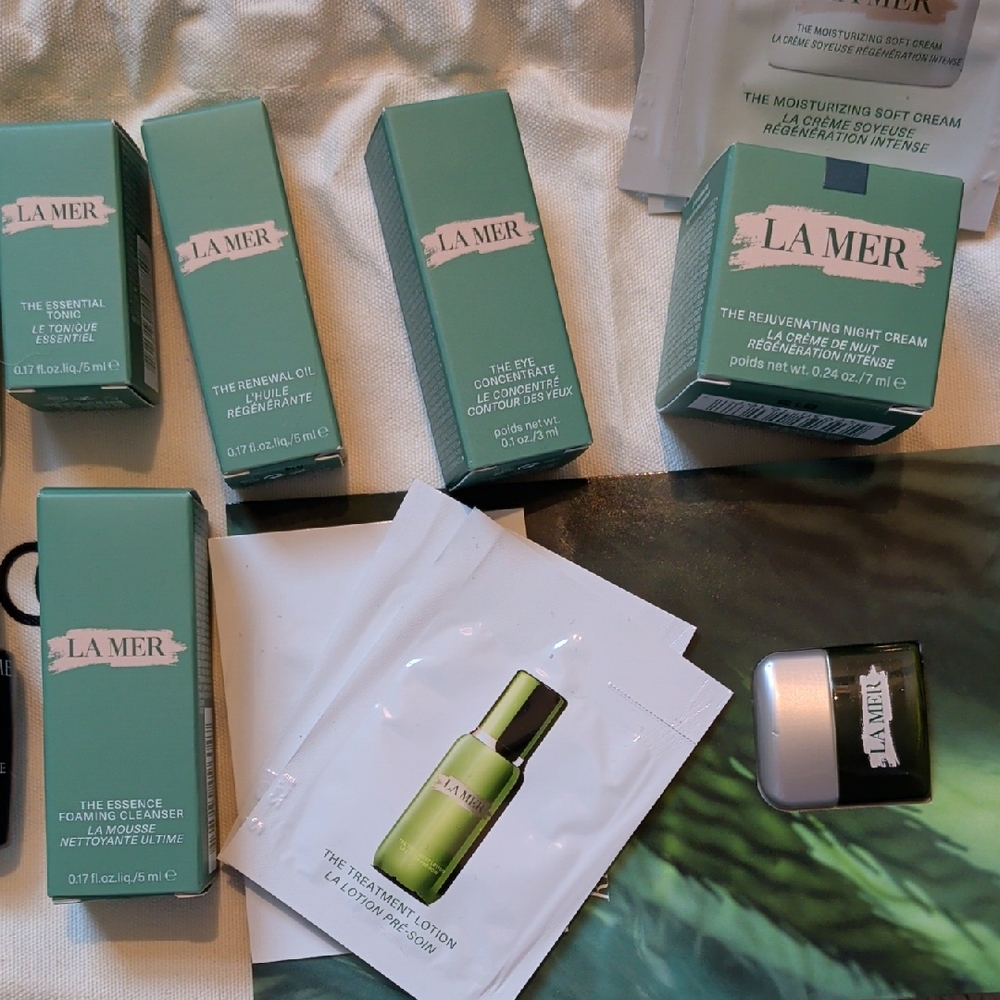 La Mer Chanel and Lancome Lot of Deluxe Samples